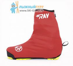 Чехол для лыжных ботинок Ray, модель BootCover (Unisex), цвет красный, размер 44-47