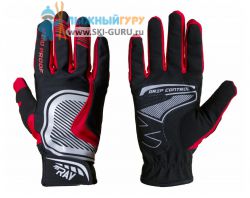 Лыжные перчатки RAY модель Pro красный размер L