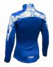 Лыжная куртка разминочная RAY, модель Pro Race принт (Woman), цвет синий/синий, размер 42 (XS)