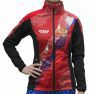 Куртка разминочная RAY, модель Pro Race принт (Girl), красный флаг РФ, размер 40 (рост 146-152 см)