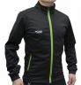 Куртка разминочная RAY, модель Casual (Unisex), цвет черный/зеленый размер 62 (6XL)