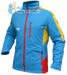 Куртка утеплённая RAY, модель Парадная (Men), цвет синий/желтый/красный, размер 54 (XXL)
