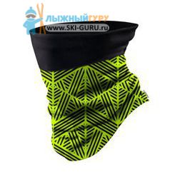 Баф с флисом Fischer черный/лимонный (GR8072-300)