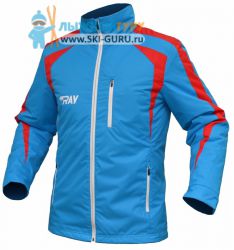Куртка утеплённая RAY, модель Парадная (Men), цвет синий/красный, размер 42 (XXS)
