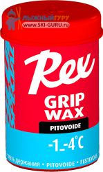 Лыжная мазь Rex Grip Wax голубая 45 грамм