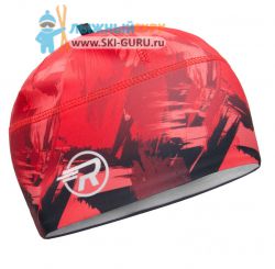 Лыжная шапочка RAY модель RACE материал термо-бифлекс STROKES красный, размер L 
